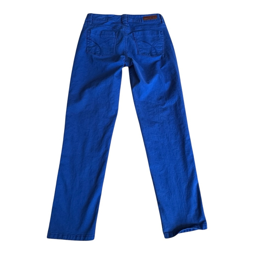 👖 Calvin Klein Royal Blue Skinny Crop Denim Jeans Womens Size 26/2 - Picture 5 of 16